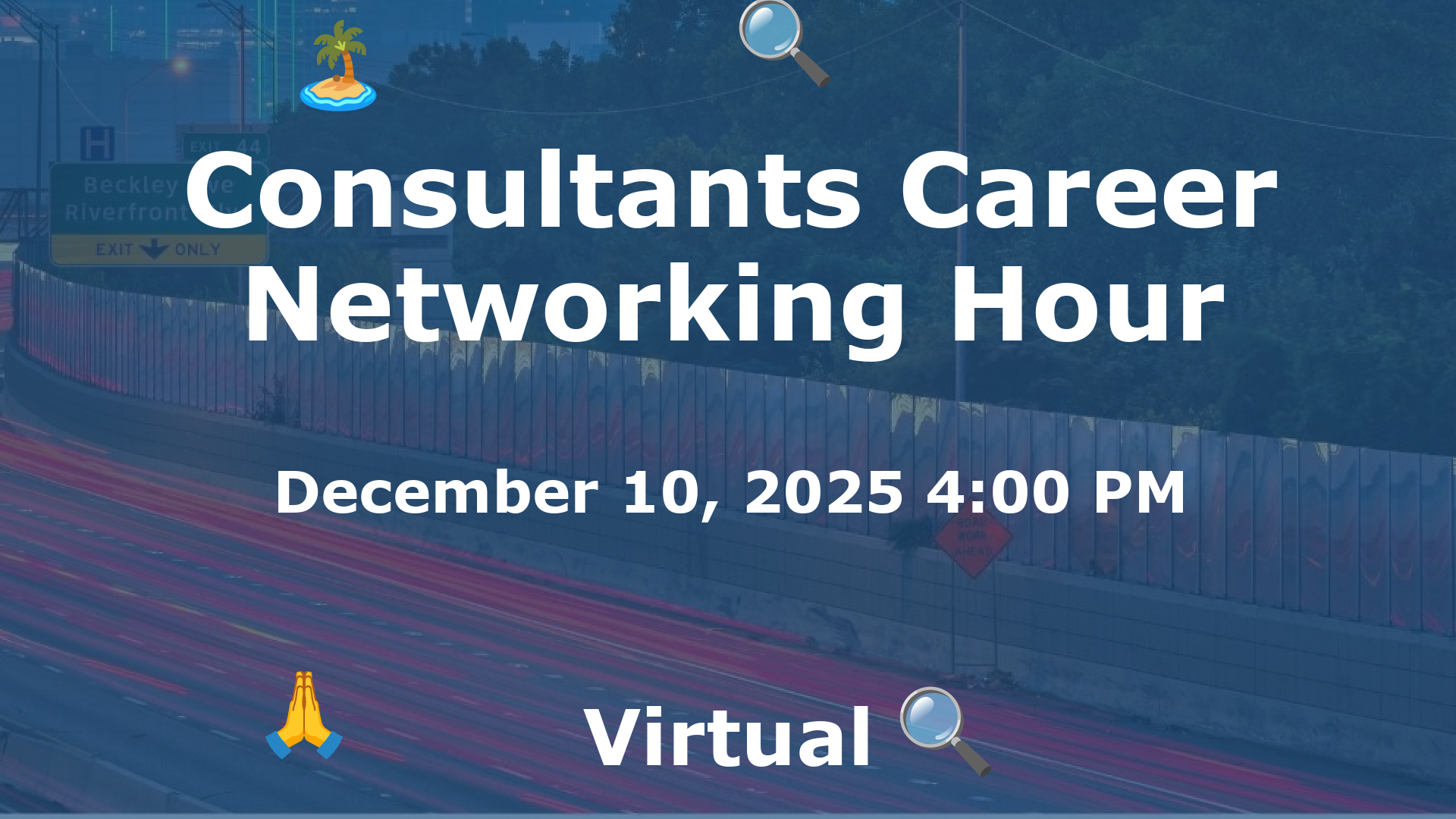 Consultants Career Networking Hour event image